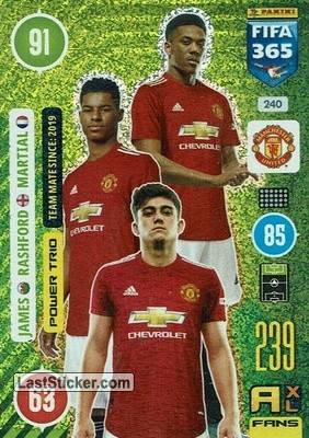 Daniel James / Marcus Rashford / Anthony Martial