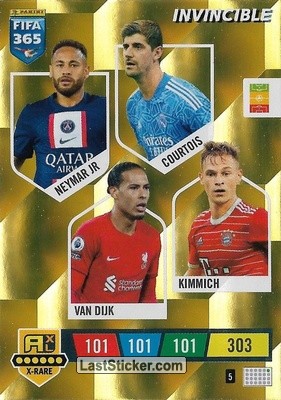 Neymar Jr / Courtois / Van Dijk / Kimmich